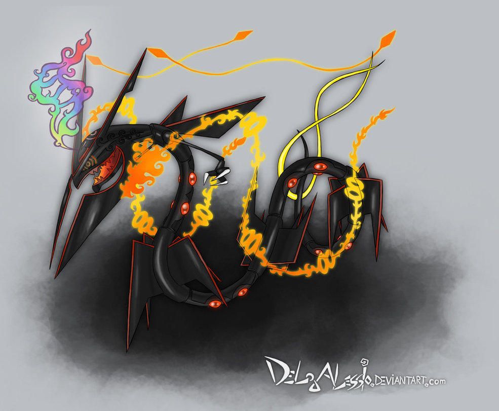 Shiny Mega Rayquaza By Delgalessio