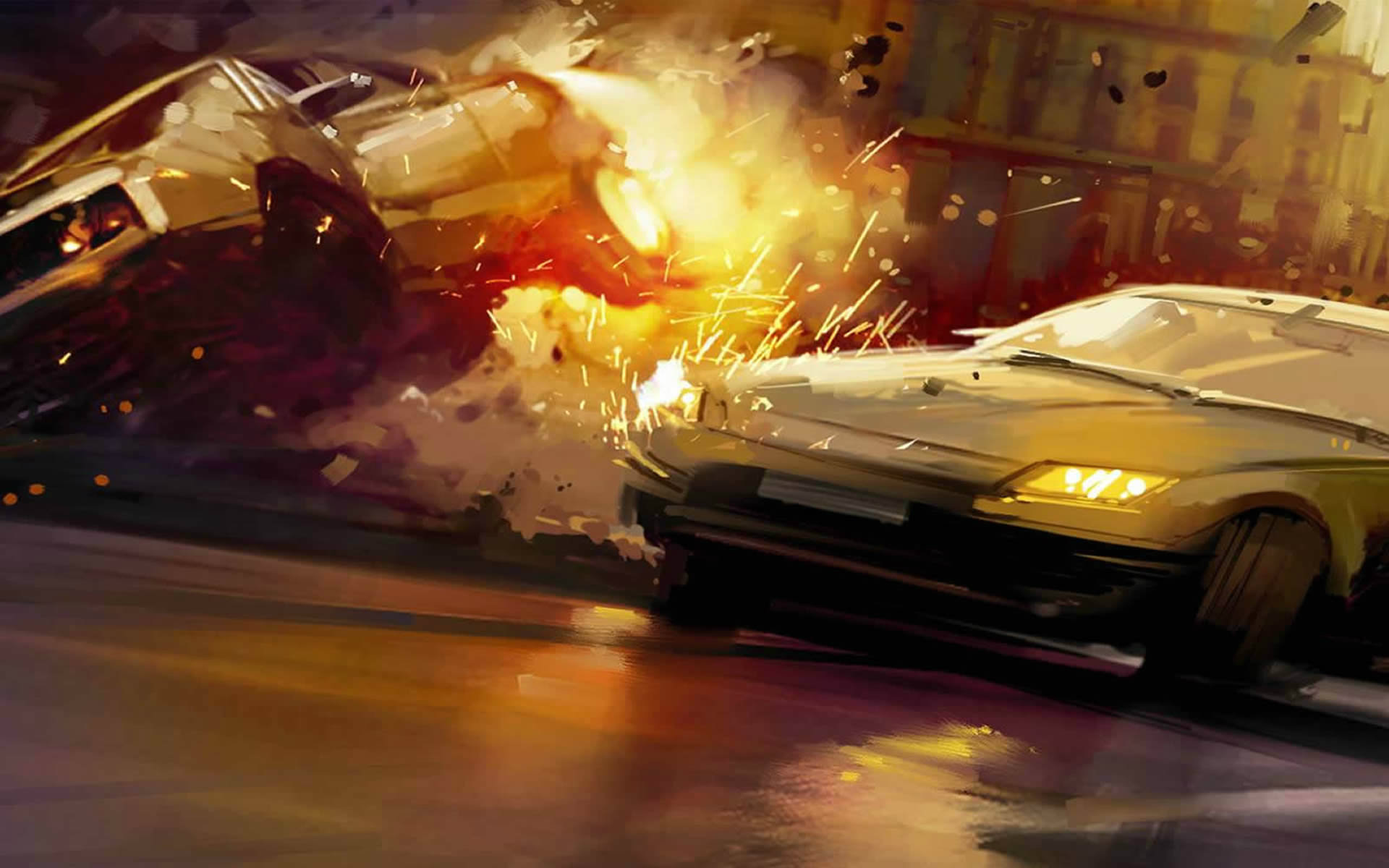 Cars Game HD Wallpaper Cars Accident PC Games HD