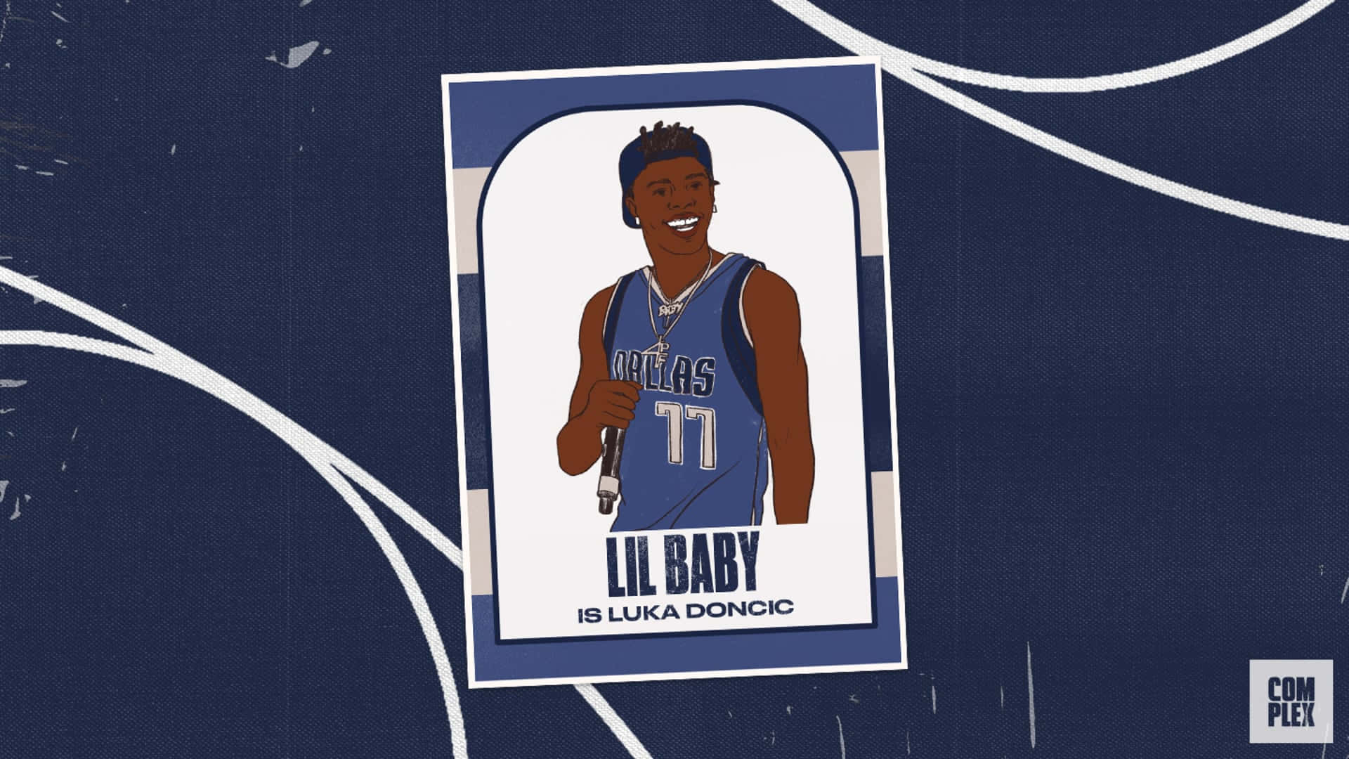 Lil Baby Cartoon Does It Again Wallpaper