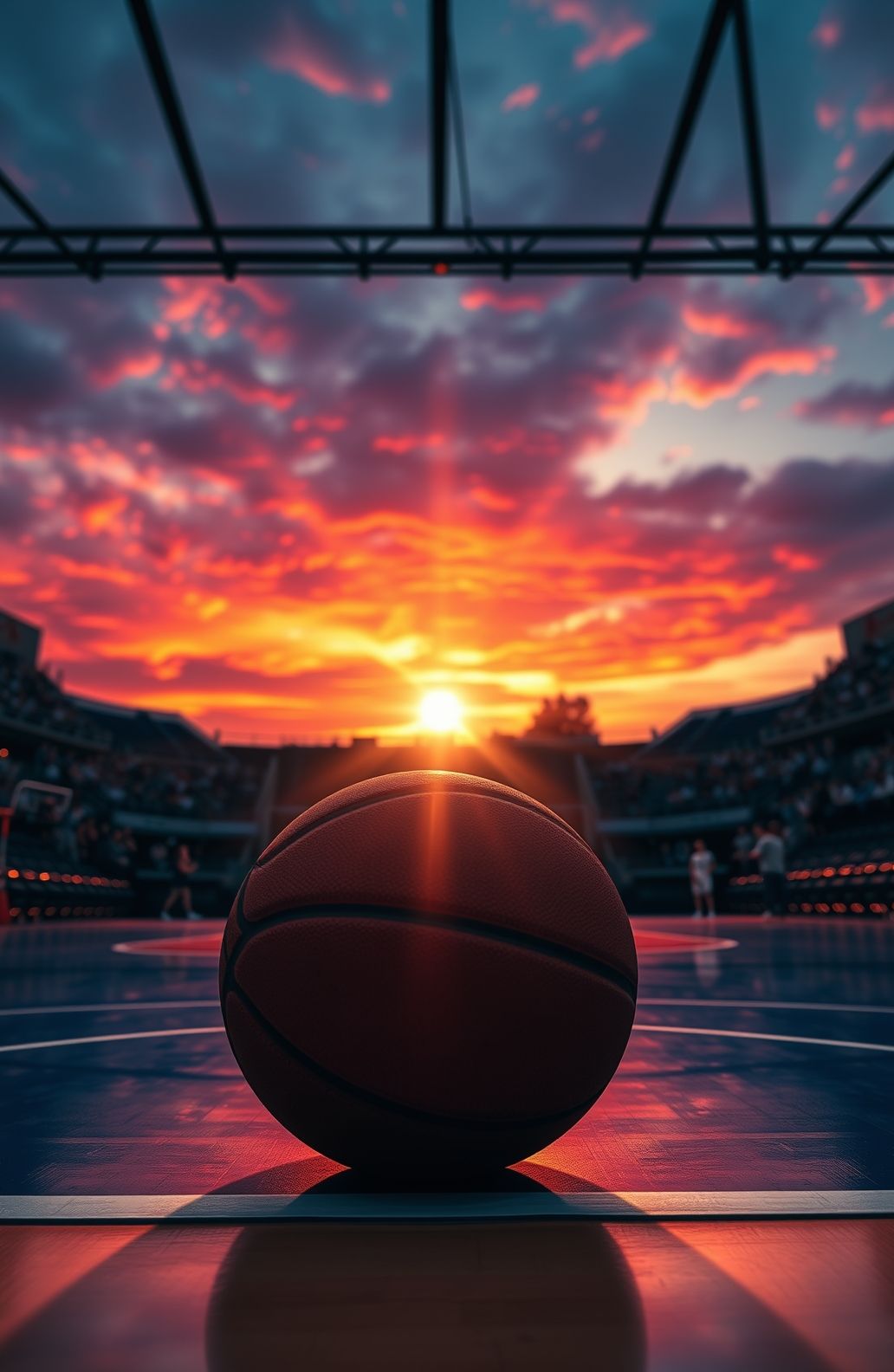 Basketball Court Wallpaper Hd