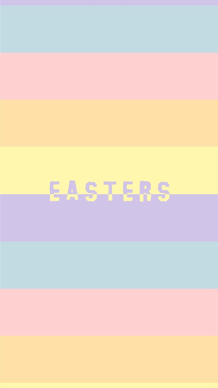 Pastel Easter Top Background A iPhone