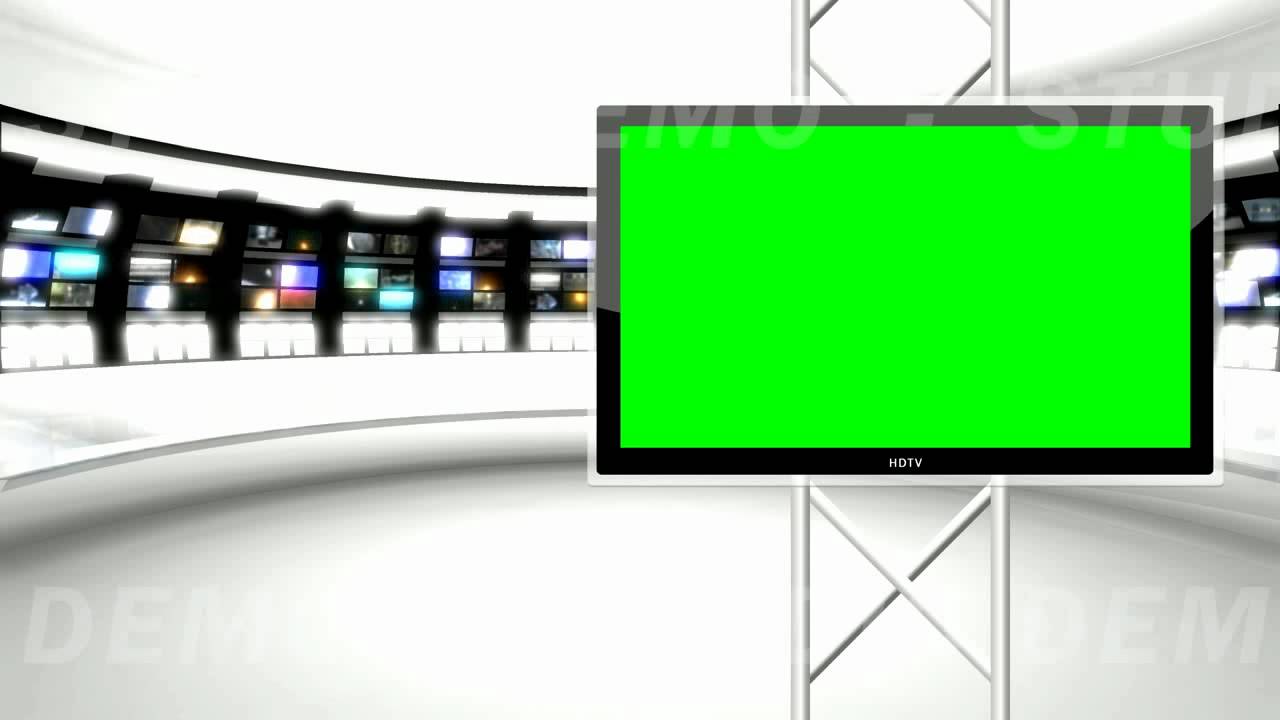 Displaying Image For Green Screen Studio Background
