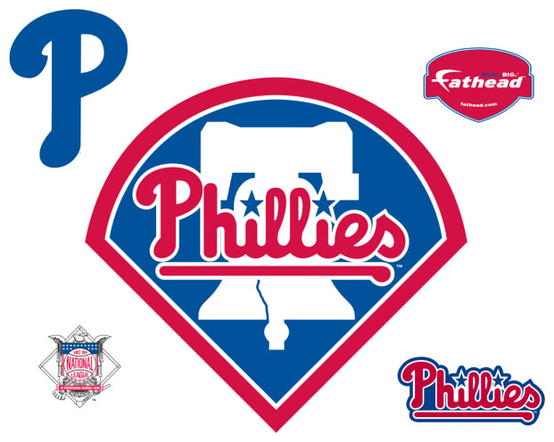 Philadelphia Phillies Logo Fathead Mlb Wall Graphic Under Life