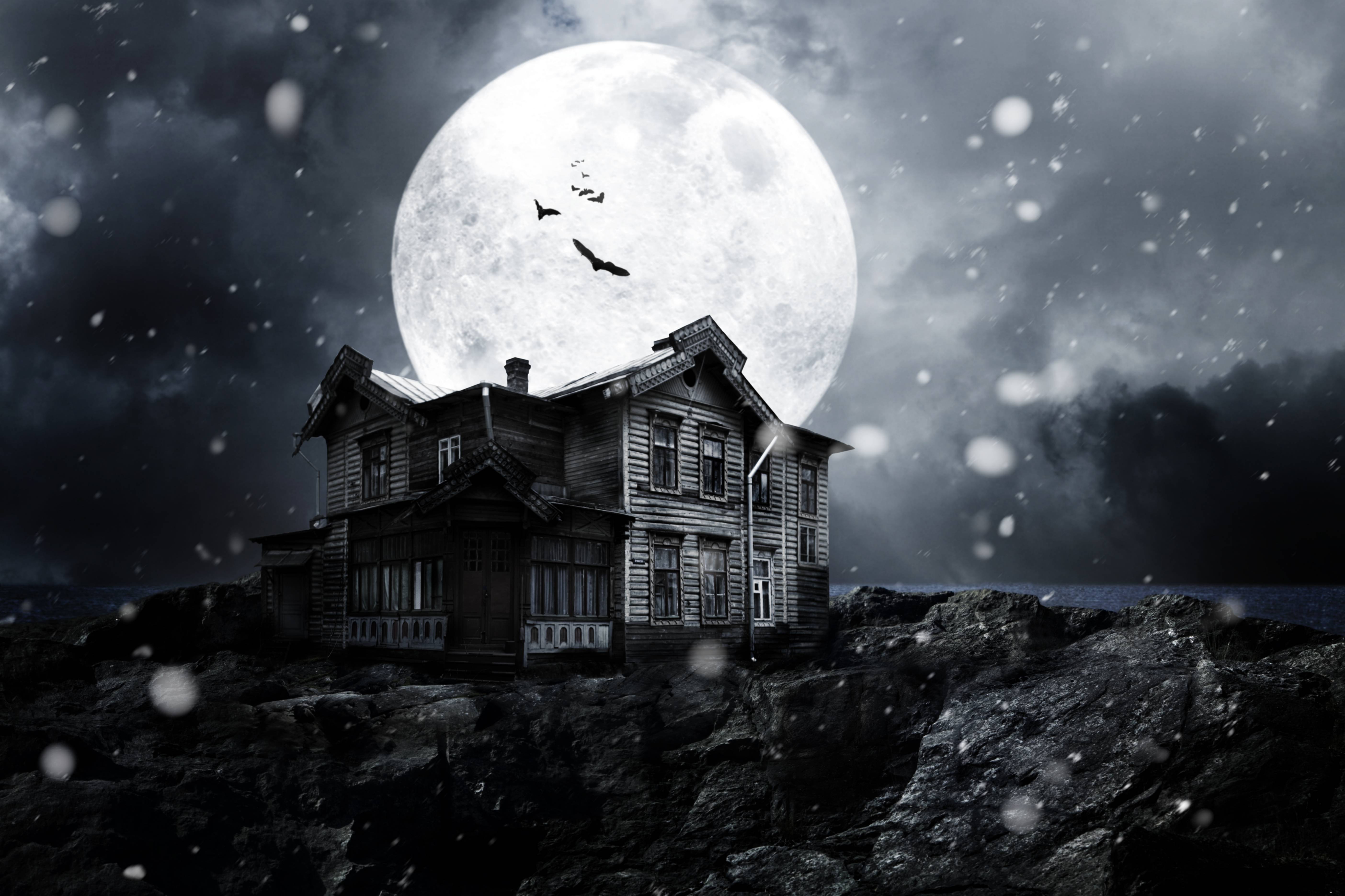 Haunted 4k Background Image And Wallpaper Yl Puting