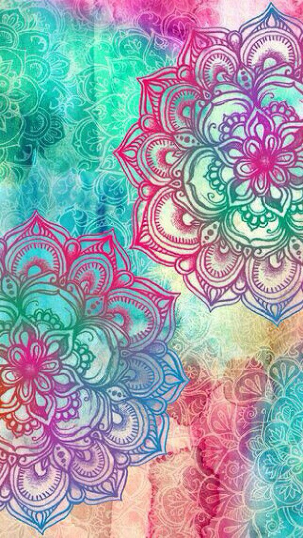 colourful mandala iphone background   image 3351239 by marine21 on 610x1082