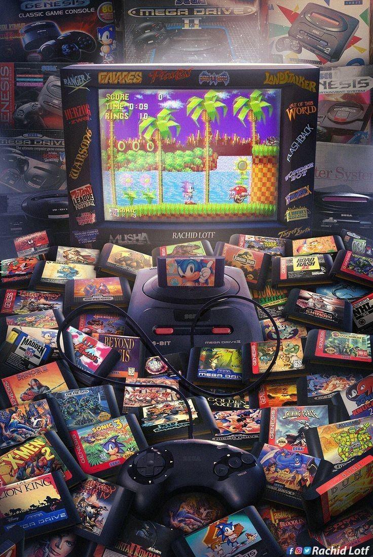 Invasi N Sega Retro Gaming Art Games Wallpaper Game