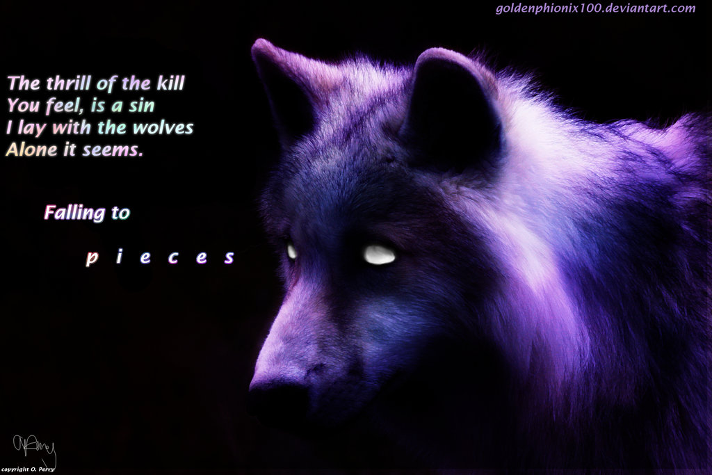 Falling To Pieces She Wolf Wallpaper By Warhorsegirl