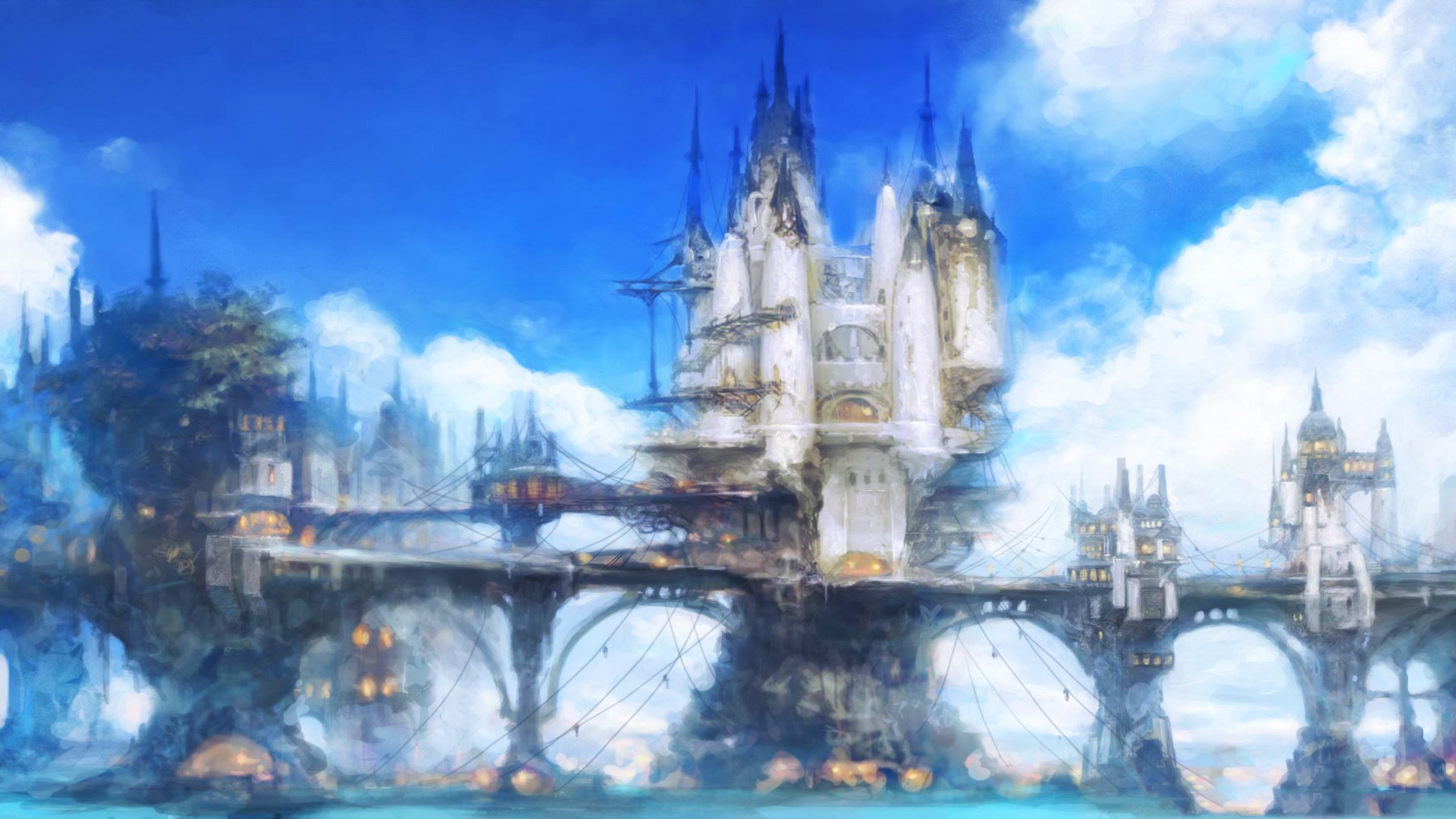 Final Fantasy Xiv Online Wallpaper Playstation Game HD