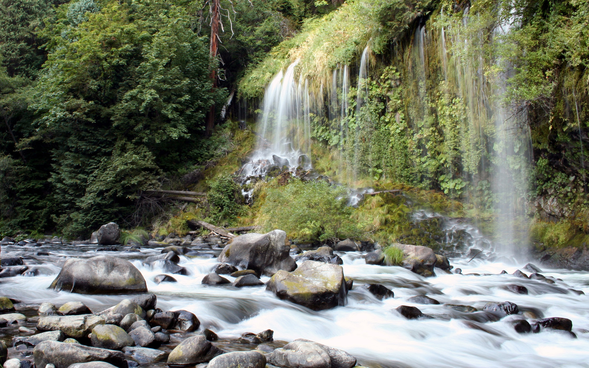 Waterfall Scenery Wallpaper
