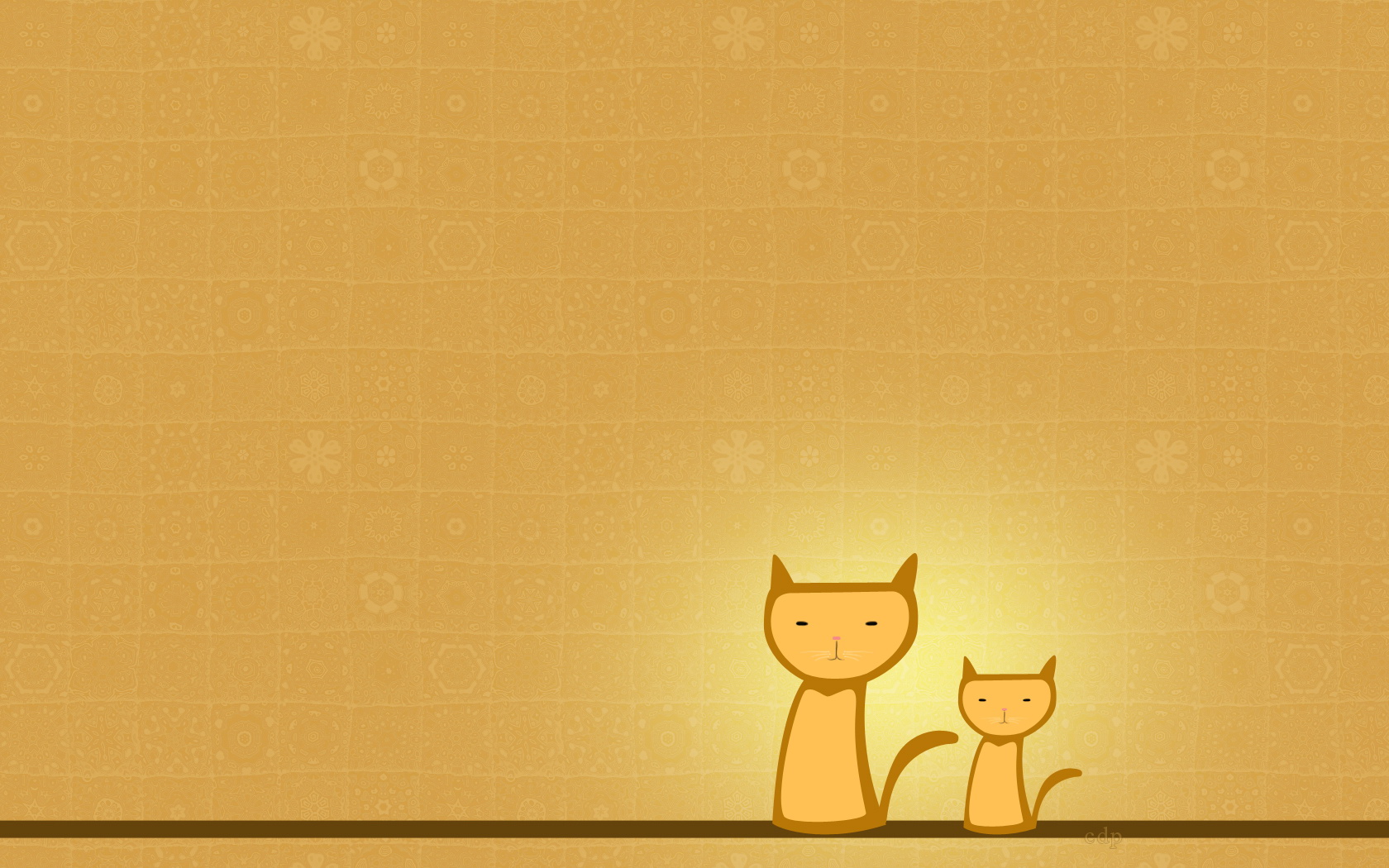 Cute Kitten Cartoon Wallpaper Ics Desktop Background