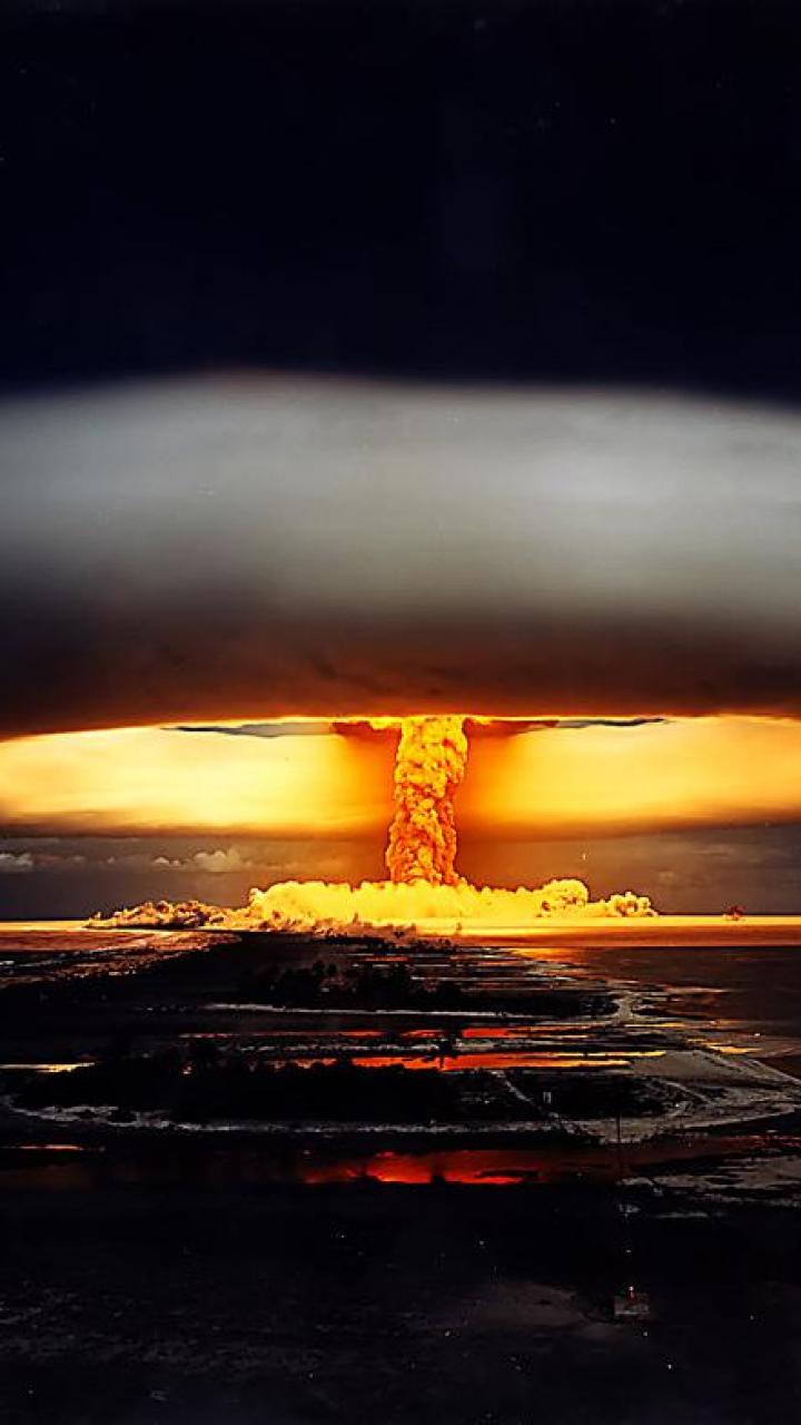 Bomb Mushroom Explosion Nuclear Nuke HD Wallpaper Army Military