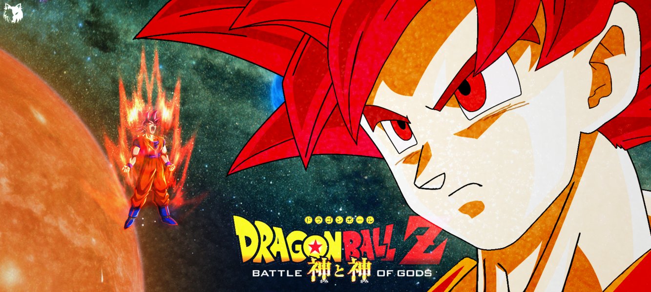 Goku Super Saiyan God Wallpaper HD By Darthwolf98