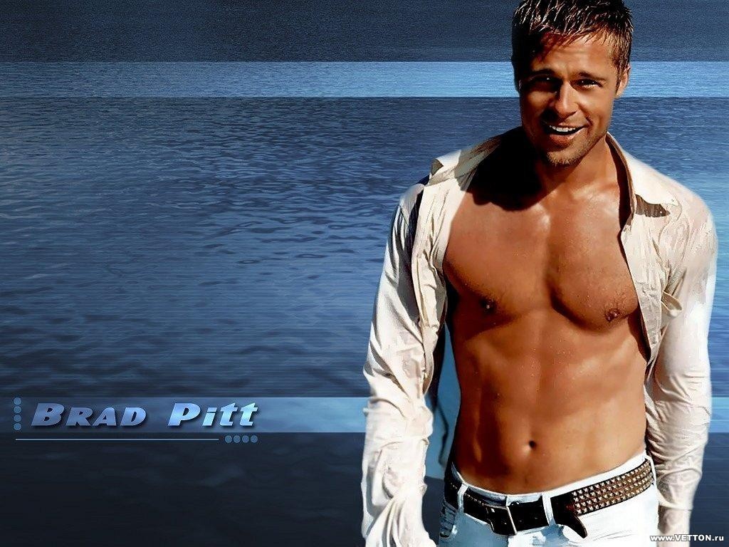 Woah Sexy Brad Pitt Wallpaper