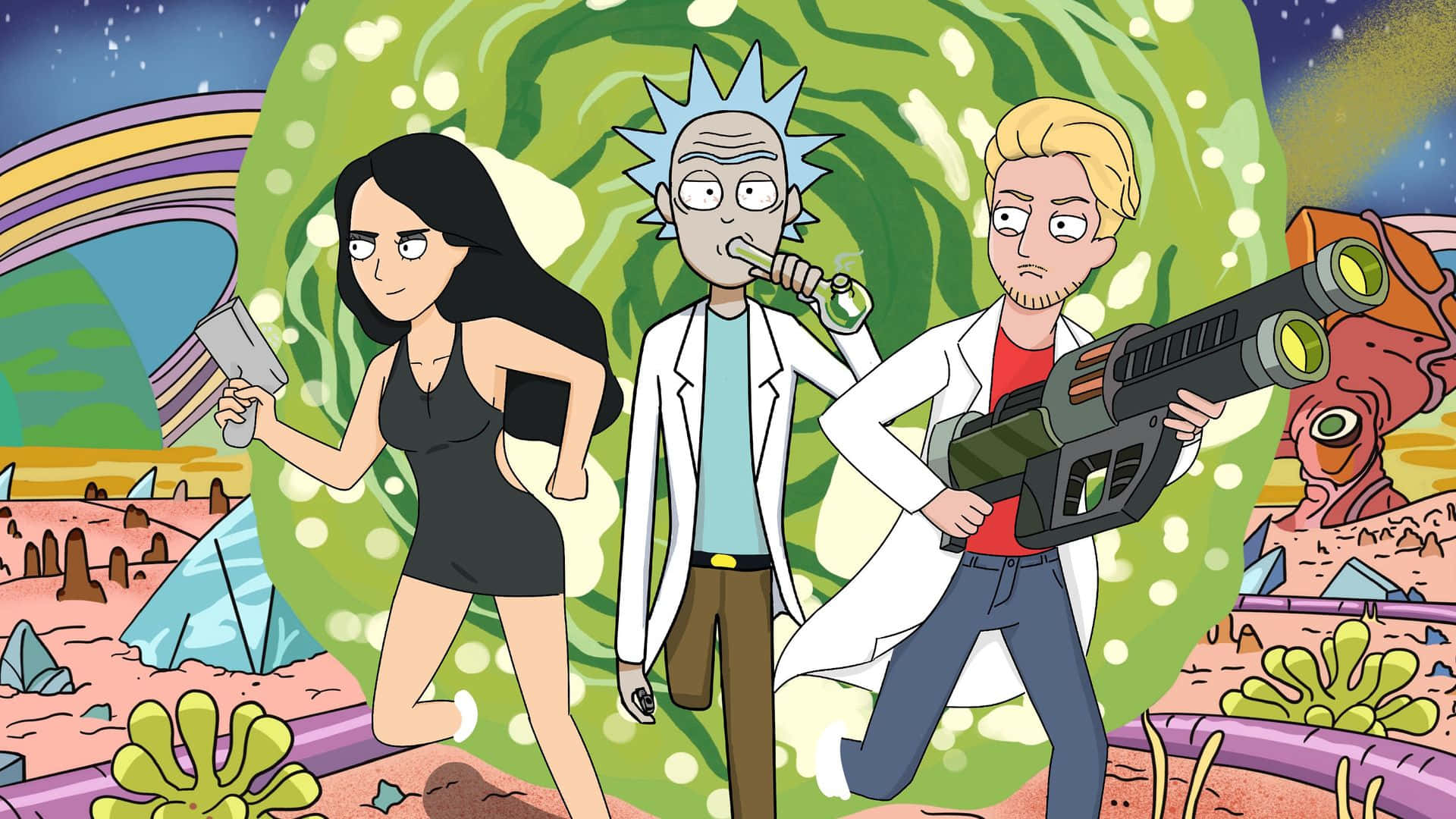 Rick And Morty Laptop Wallpaper