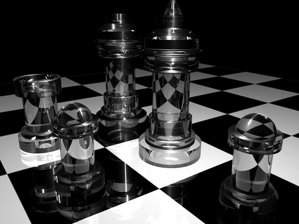 Mobile wallpaper: Chess, 3D, Glass, Game, Cgi, 686241 download the picture  for free.