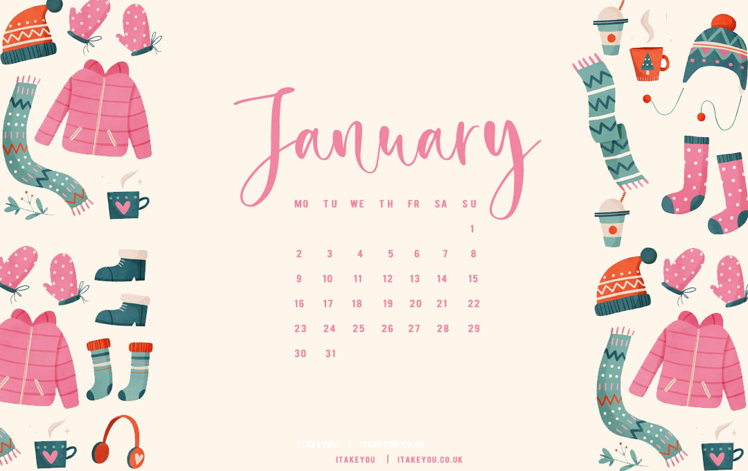 January Wallpaper Ideas For Cozy Sweater Pink