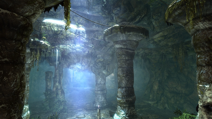 Scrolls V Skyrim Cavern Wallpaper High Resolution