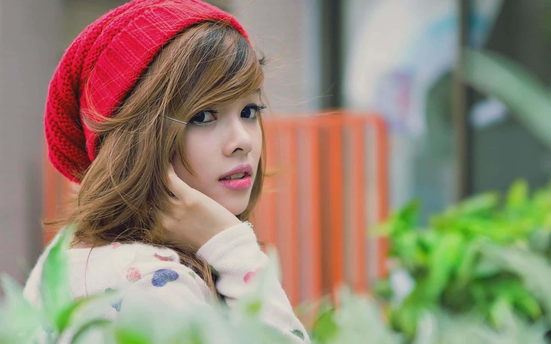 Teen Girl Model Wallpaper