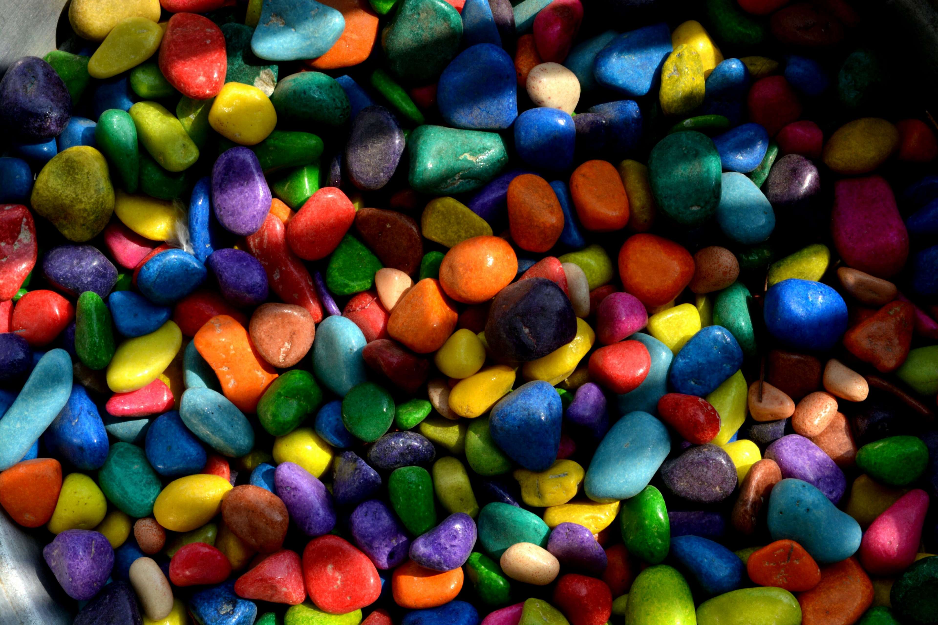 Colorful Colourful Pebbles Rocks Stones 4k Wallpaper