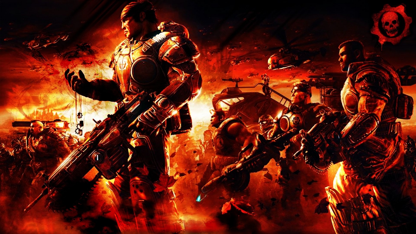 Games Gears Of War 2 desktop wallpaper nr 54464 by Stiannius