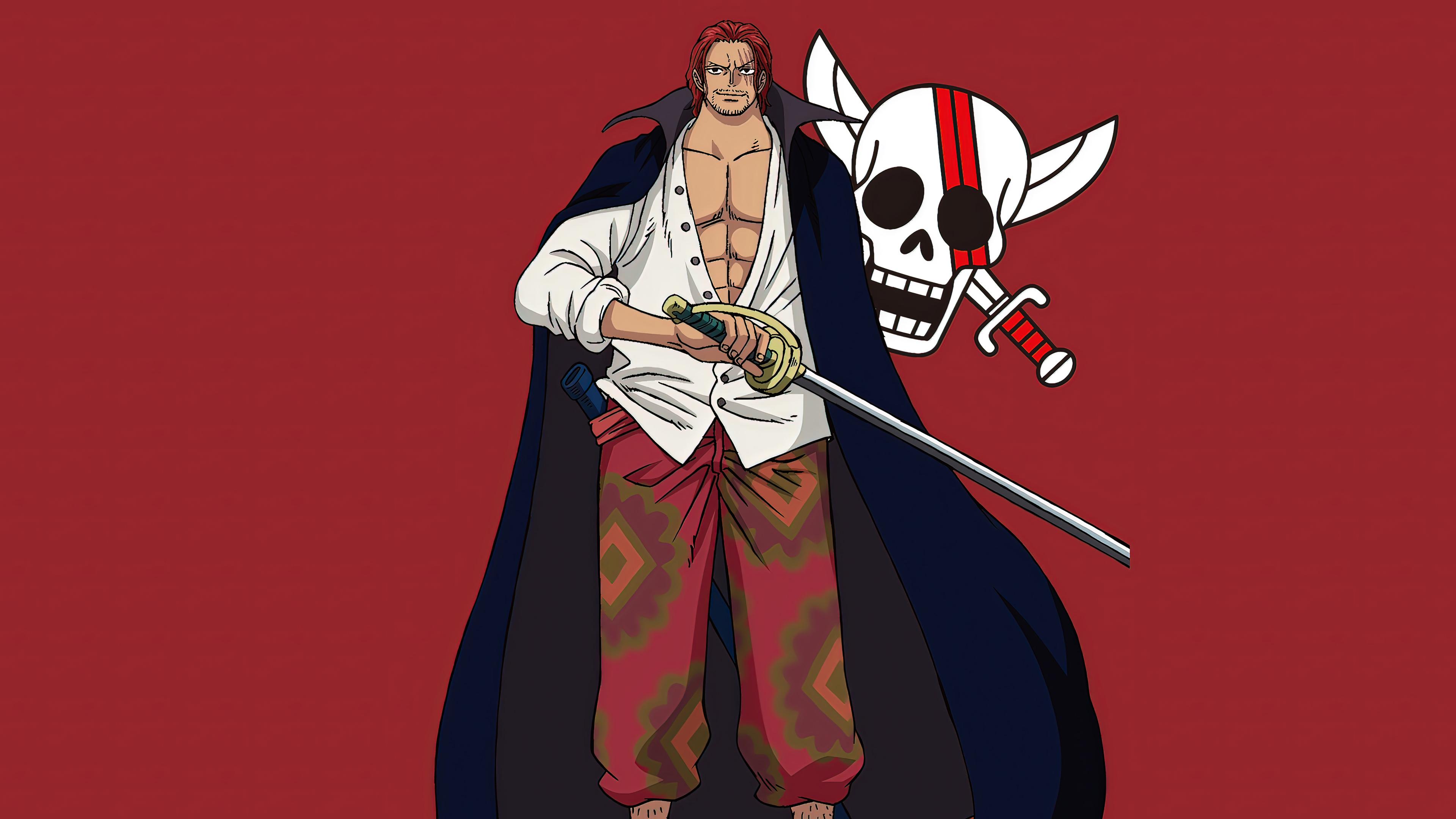 Shanks One Piece Red 4k Wallpaper iPhone HD Phone 9751h