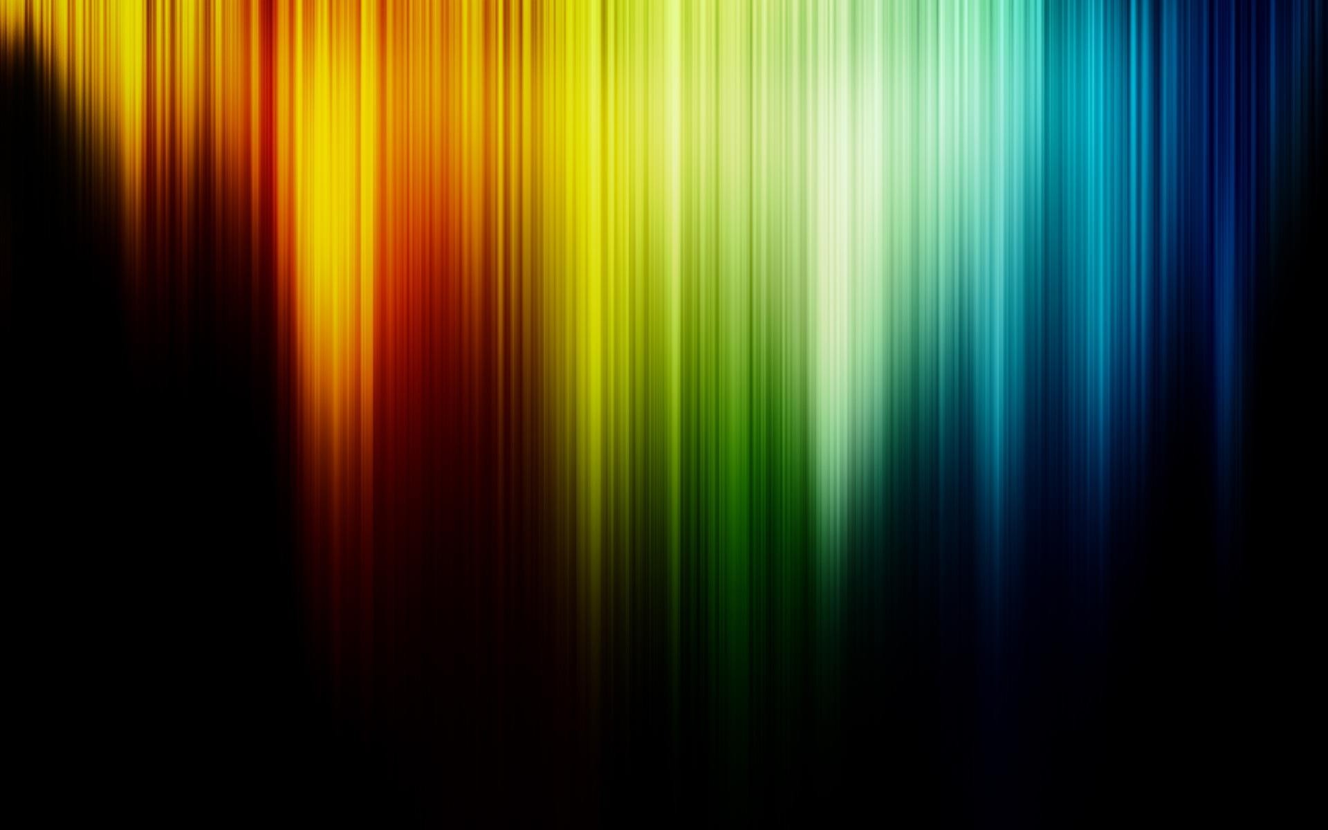 Rainbow Colored Lines Wallpaper
