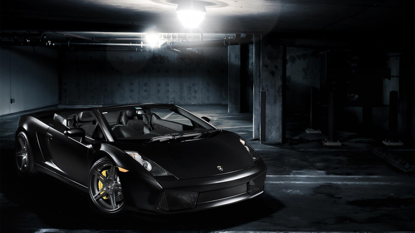 Lamborghini Gallardo Spyder Wallpaper Black Image