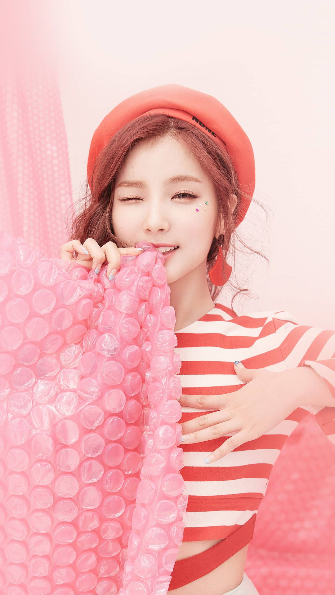 Pink Girl Wallpaper