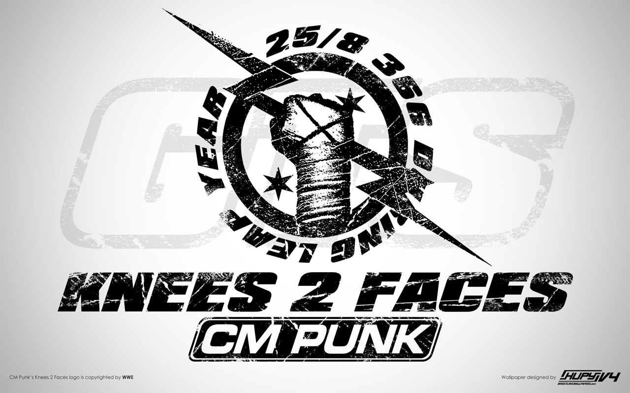 Cm Punk Knees Faces Wwe Wallpaper