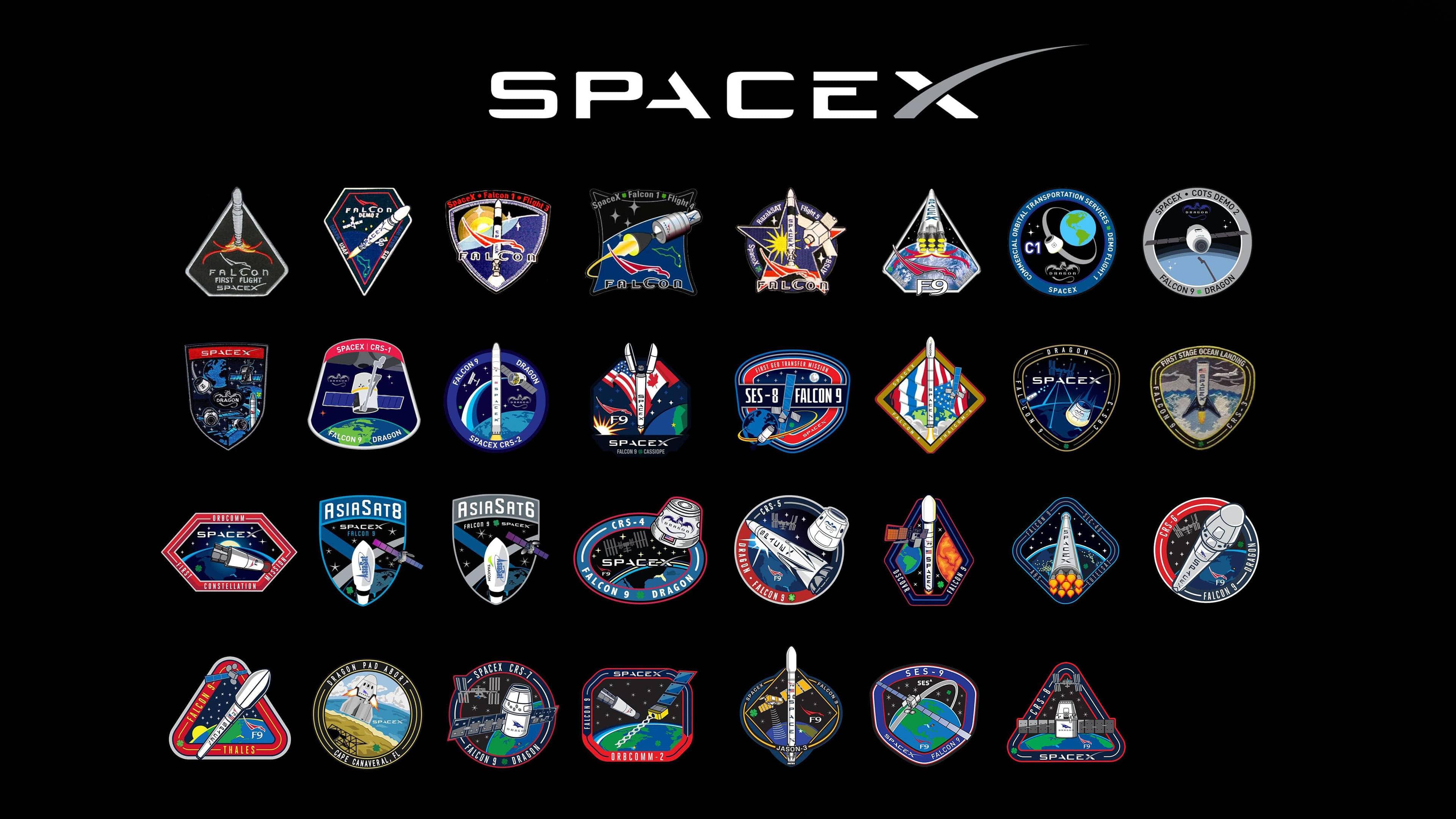 Spacex Patches UHD 4k Wallpaper