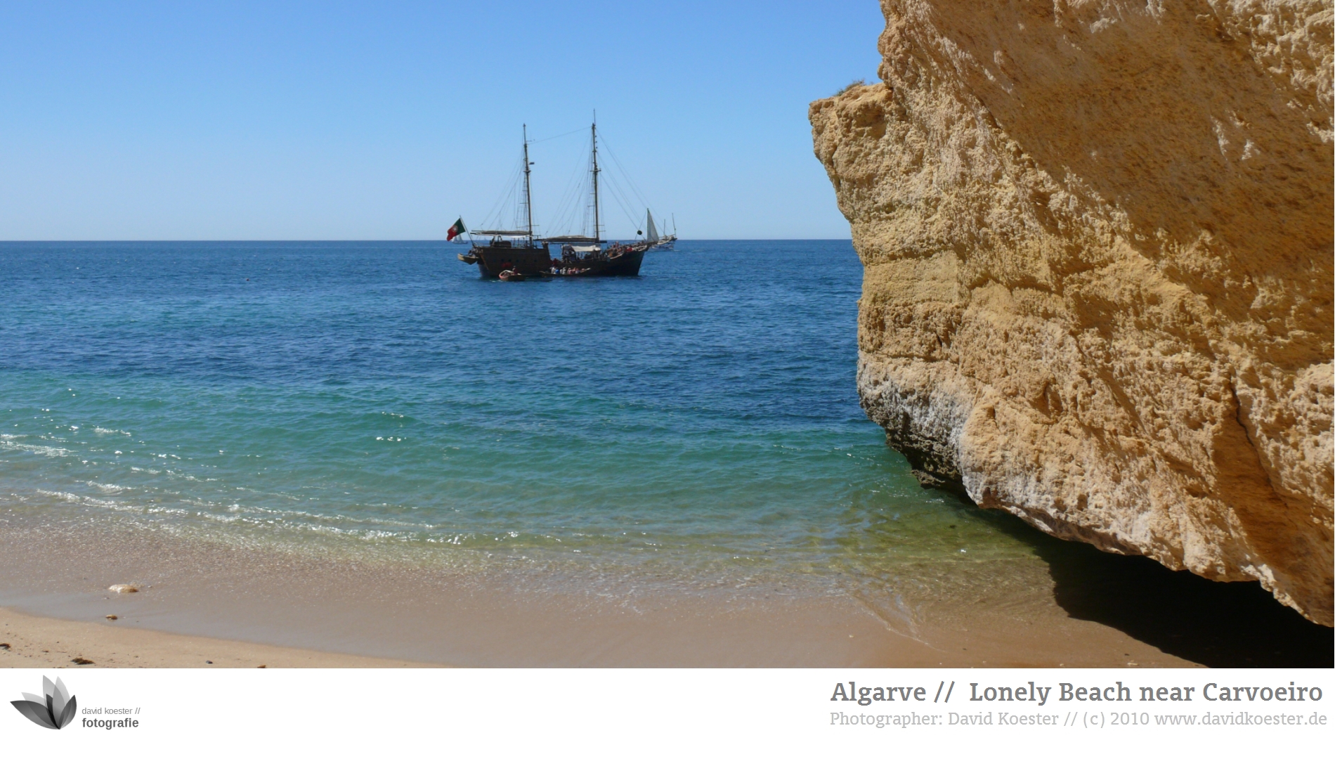 Pictures Beach Algarve Portugal Desktop Background Car
