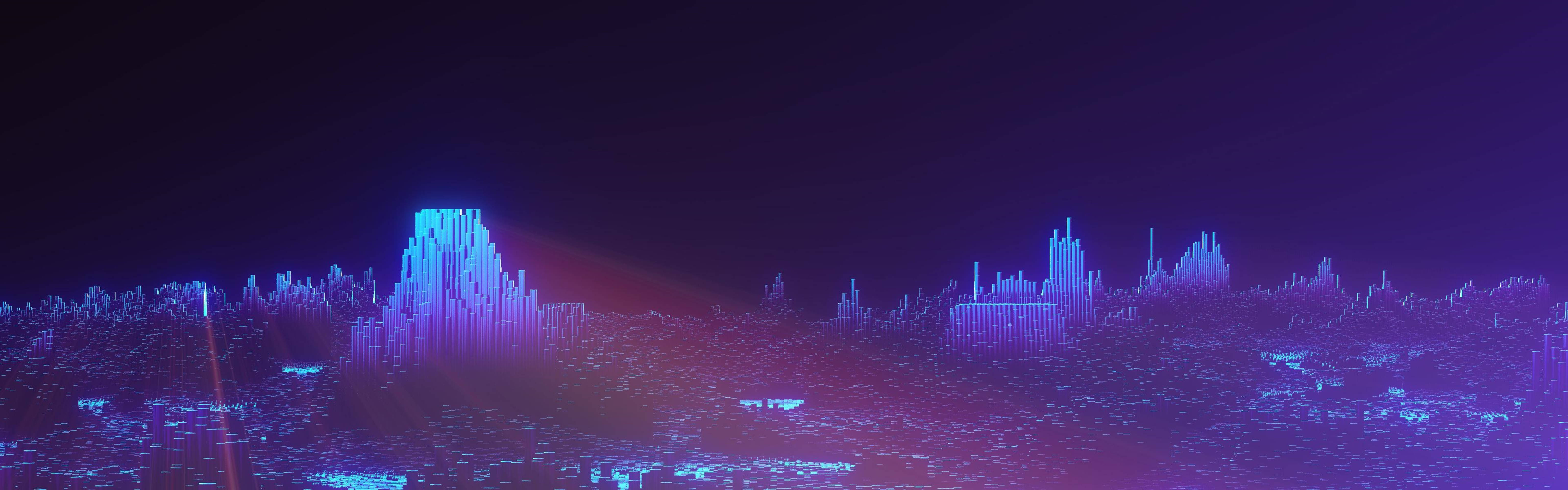 Neon Purple 4k Wallpaper