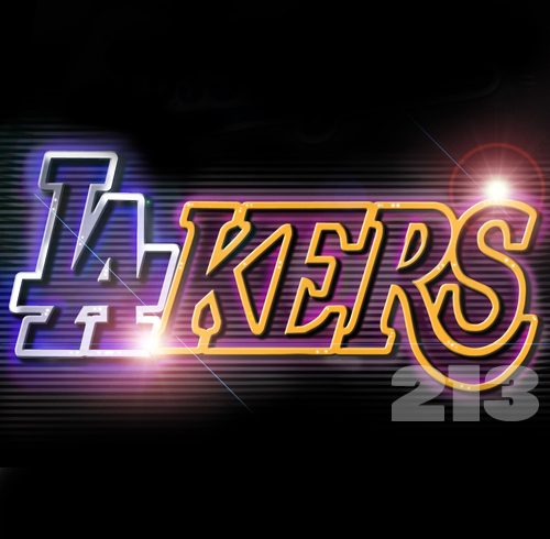 Lakers Dodgers By Tdf22