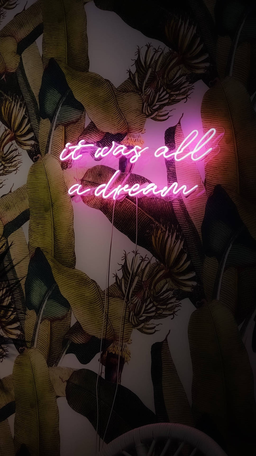 Neon Pink Aesthetic Wallpaper
