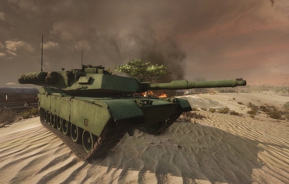 Armored Warfare M1a1 Abrams Tank Desert Wallpaper Photos