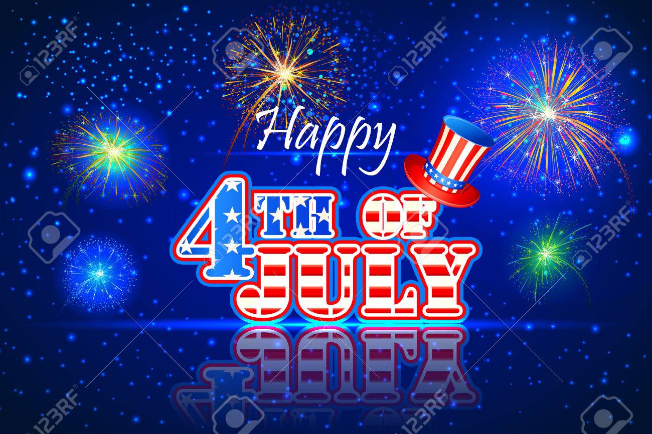 4th Of July Wallpaper Background Royalty Cliparts Vectors