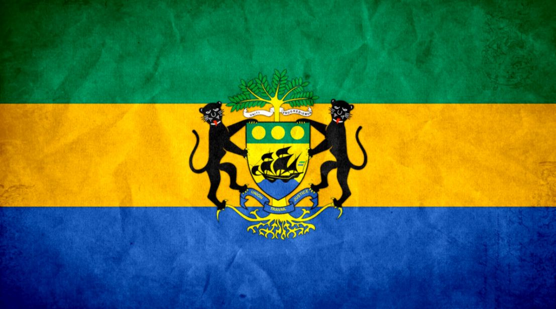 Gabon Countries Flag Wallpaper Smart