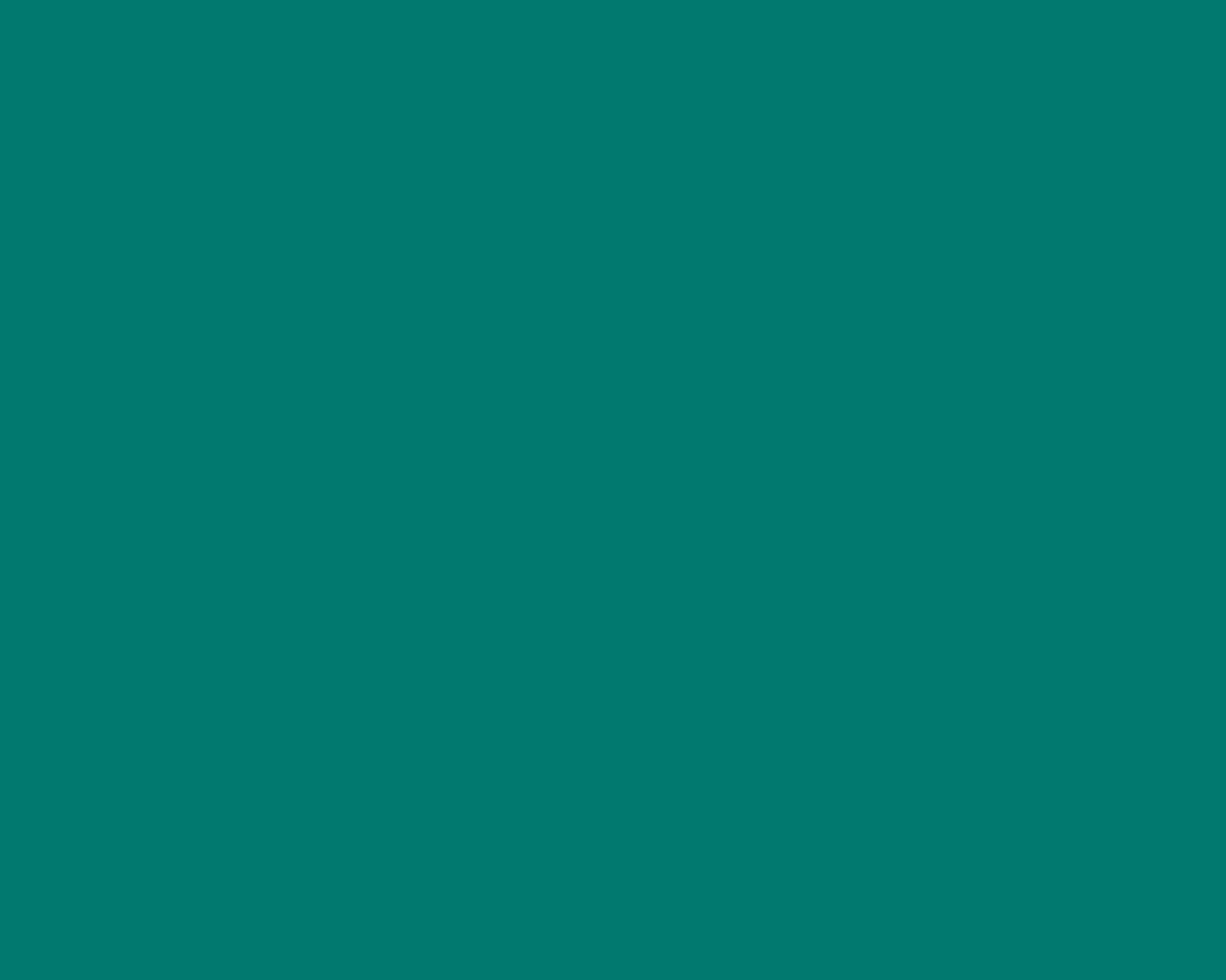 1280x1024 Pine Green Solid Color Background