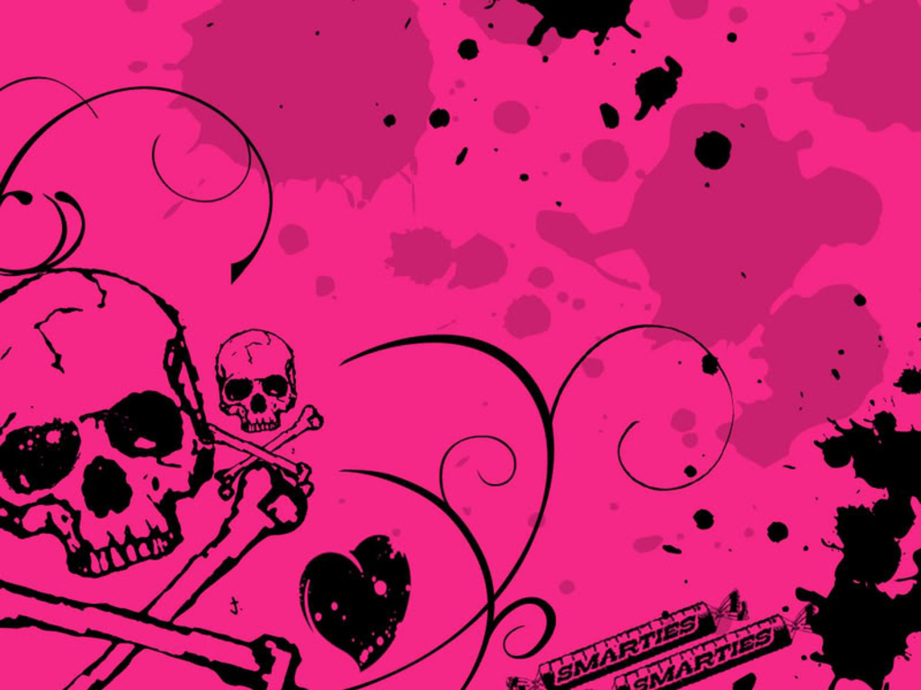 Pink Skulls Wallpaper Best Auto Res