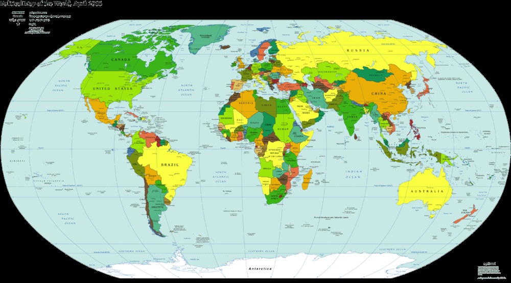 World Map HD Wallpaper High Definition
