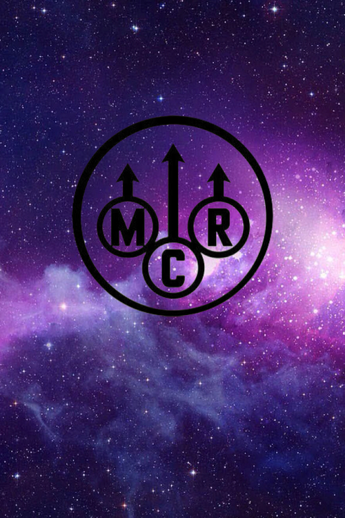 Me I Mcr Purple Galaxy Wallpaper We Heart It