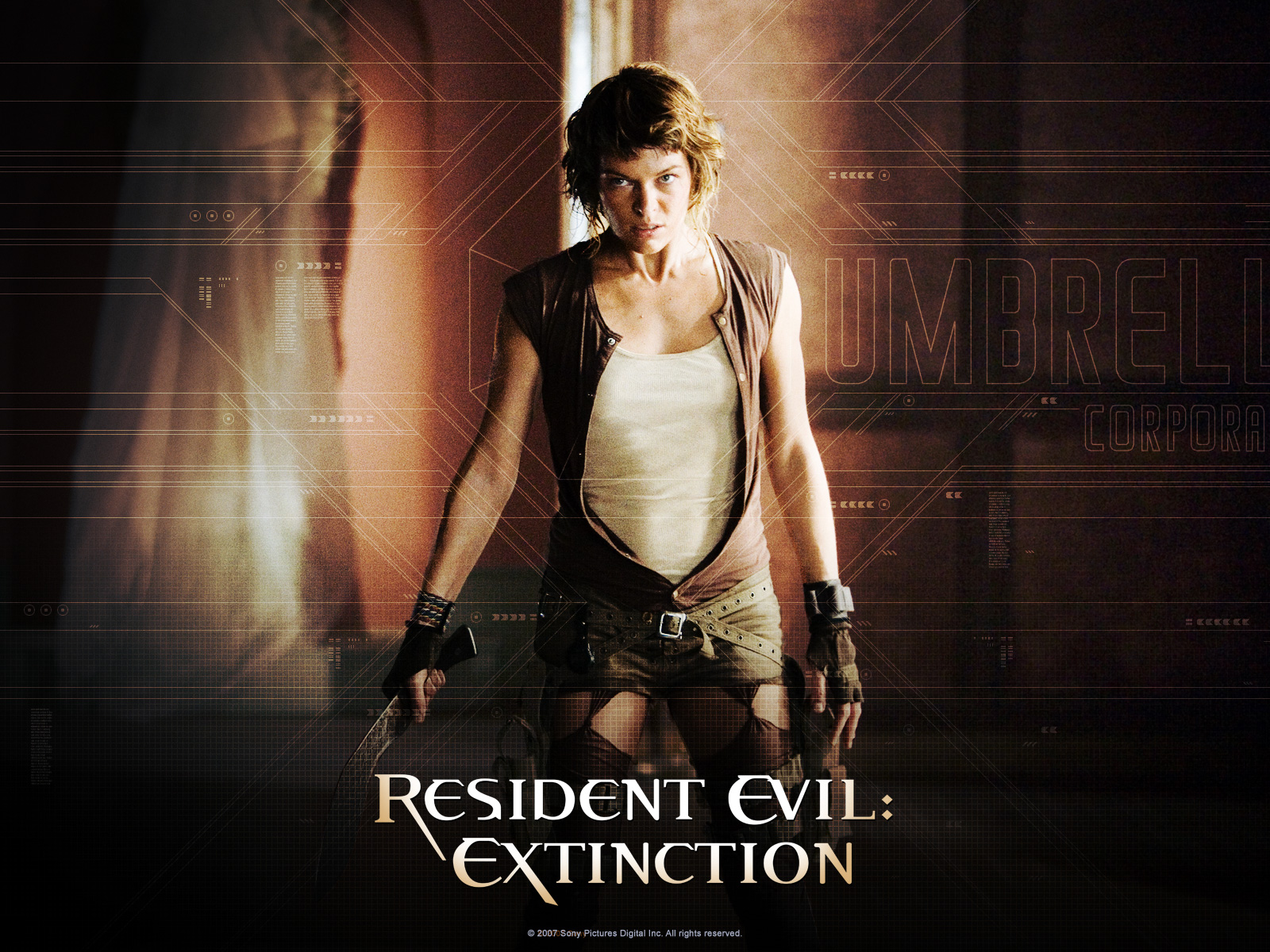 Resident Evil Extinction Movies Wallpaper