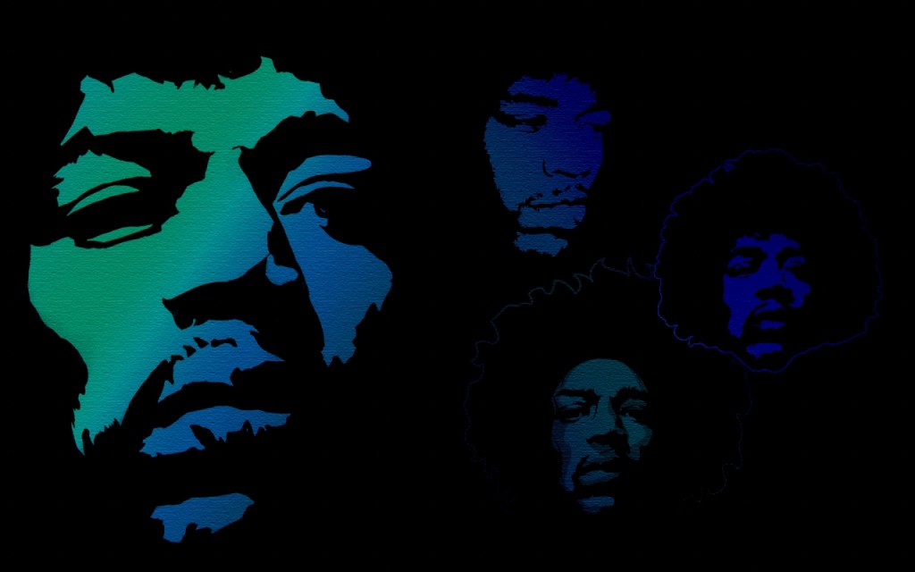 Jimi Hendrix Glow HD Pictures Wallpaper