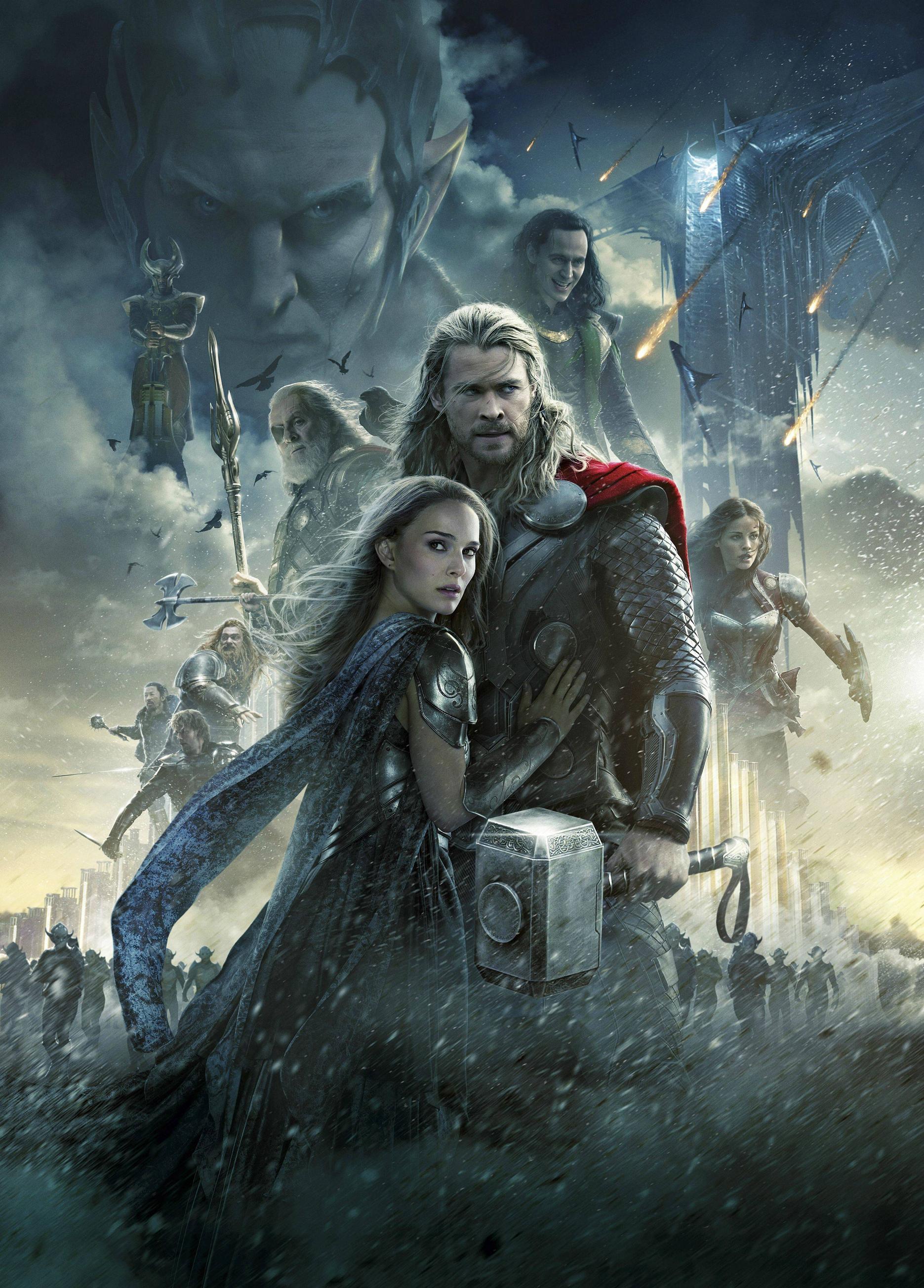 Thor The Dark World Poster Textless HD Wallpaper Background Image
