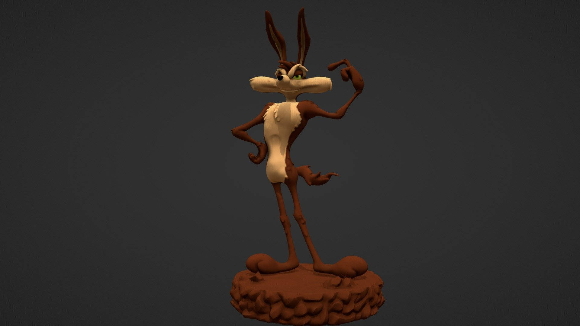 Wile E Coyote In Gray Al1rqmrgy2xib3p7 Wallpaper