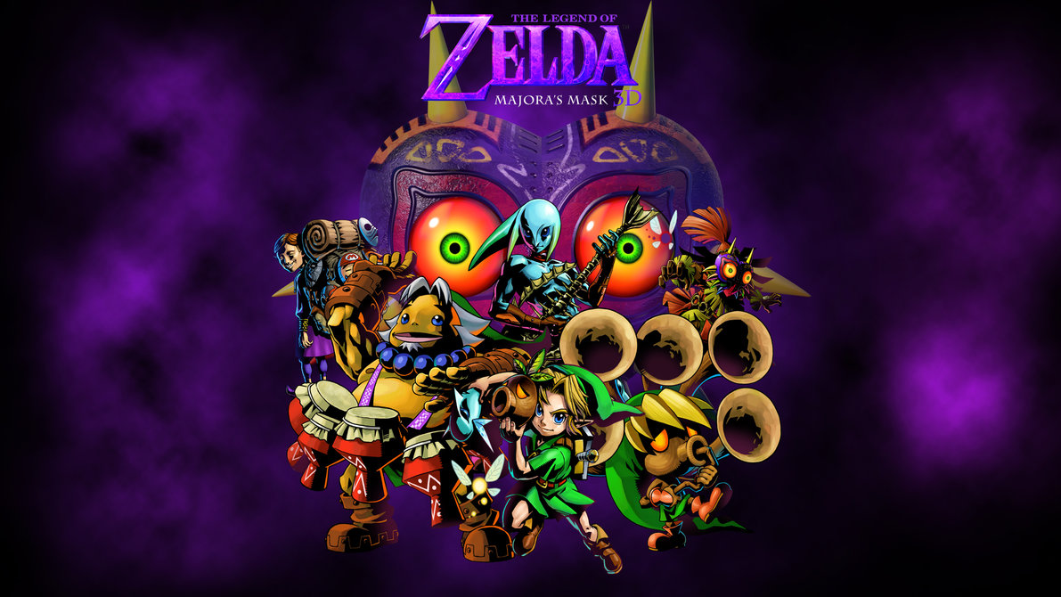 Zelda Majora S Mask 3ds Wallpaper By Zupertompa