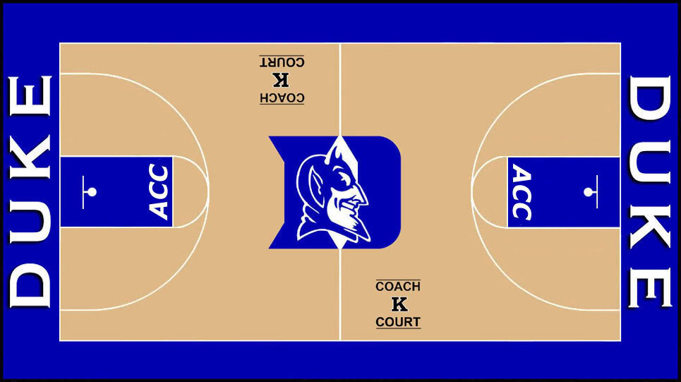 Duke Basketball Court Desktop Wallpaper