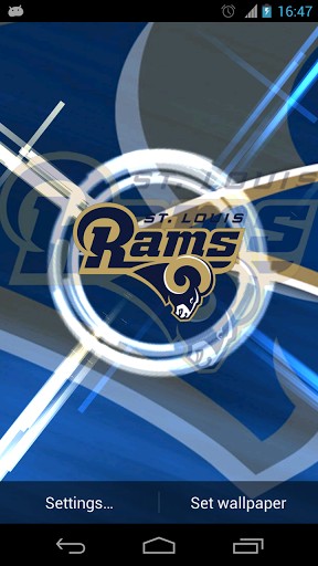Bigger St Louis Rams Live Wallpaper For Android Screenshot