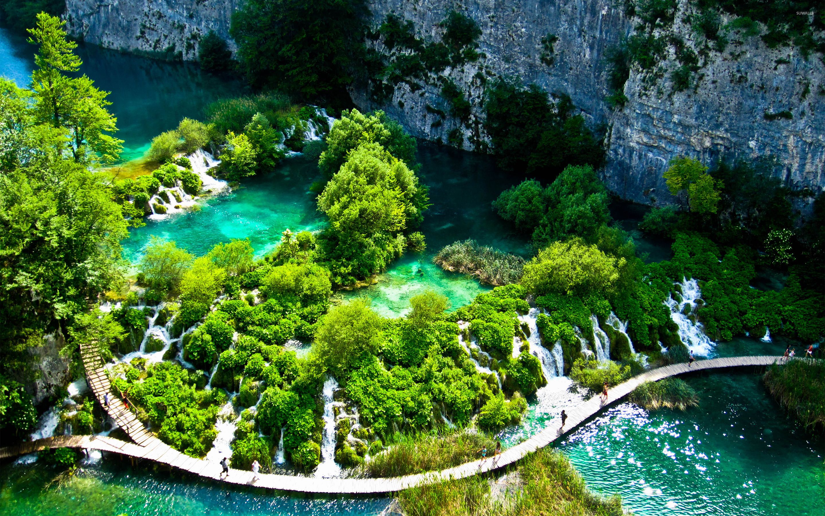 Plitvice Lakes National Park HD Wallpaper