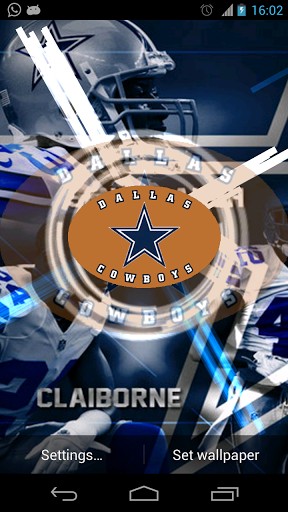 Dallas Cowboys Live Wallpaper Is An Interactive App About A